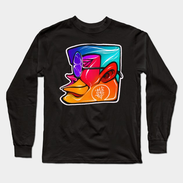 Graffiti Character Long Sleeve T-Shirt by Graffitidesigner